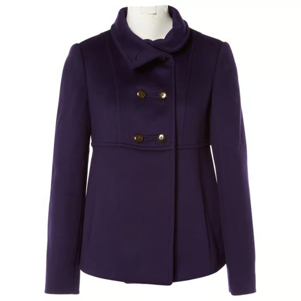 Cashmere Armani Coat | Size 8 | Purple coat